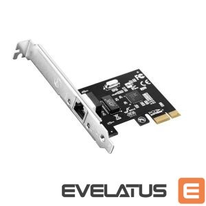 Võrgulülitid Cudy  PE10 NetPro Gigabit Ethernet PCIe Adapter Realtek Chipset Auto MDI MDIX Black 