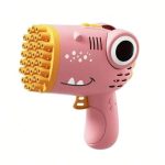 Mänguasjad iLike  Bubble Gun 40 hole Soap Bubble Gun with bottle holder for Indoor Kids Party & Outdoor Games 
