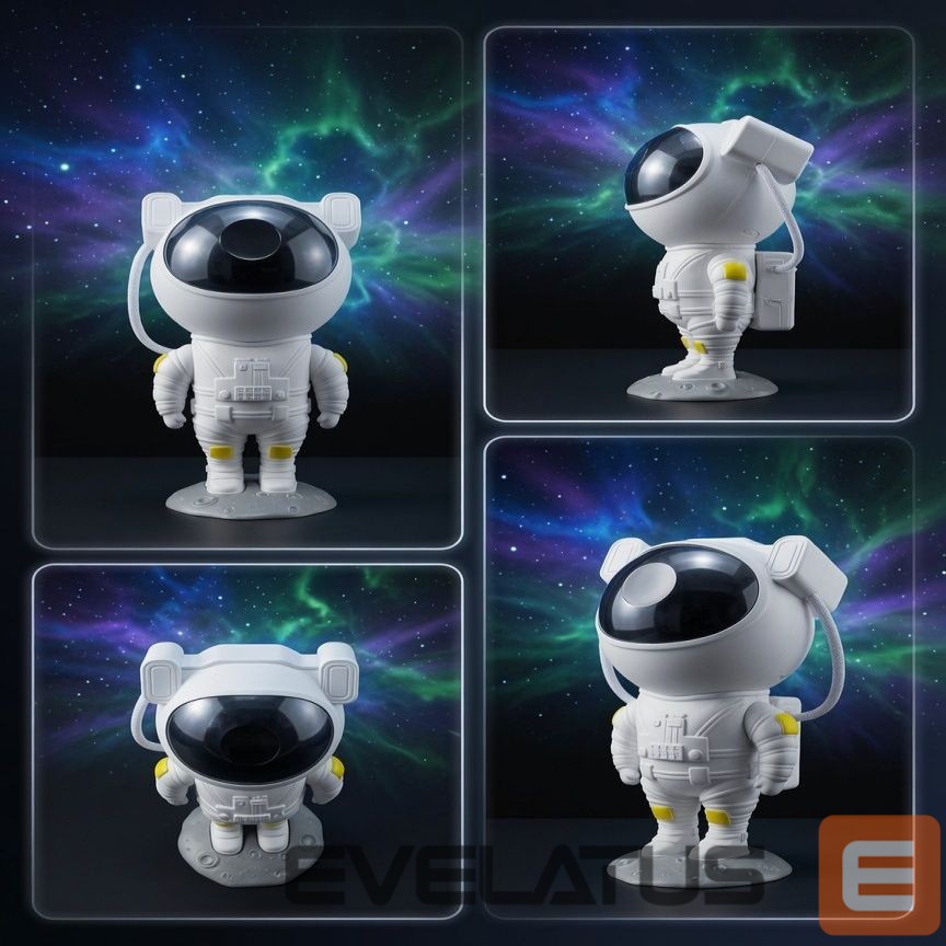 LED Projektor iLike A1 Astronout 360 degree Rotate Head Star Sky & Nebula projector with Remote
