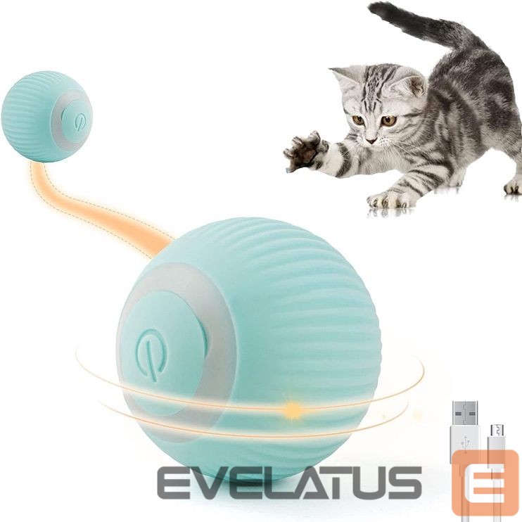 Teine toode iLike iBL Interactive Pet Toy rolling ball 4.3cm with auto movement / Night LED USB-C rechargeable