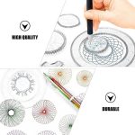 Teine toode iLike  28pcs Spiral Drawing Ruler Set Includes Gears Pens A4 Paper Tutorial ABS Plastic 