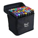 Mänguasjad iLike  Toy Super Set of 48pcs Color Markers with zipper carrying bag 