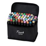 Mänguasjad iLike  Toy Super Set of 60pcs Color Markers with zipper carrying bag 