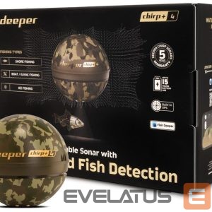 Kalakaubad Deeper  Smart Sonar Chirp+4 | Sonar | Wi-Fi | Green/Brown 