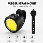 Jalgratta tarvik iLike  JOHORSE 50LM USB Rechargeable Bike Tail Light, Type-C Charging, 5 Lighting Modes, IPX4 Waterproof LED Bicycle Rear Safety Light Black