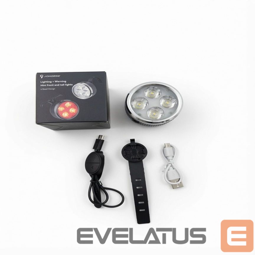 Jalgratta tarvik iLike Rechargeable Bike Headlight with 120dB Horn, 280 Lumens, 4 Light Modes, USB Rechargeable, Wireless Remote Control