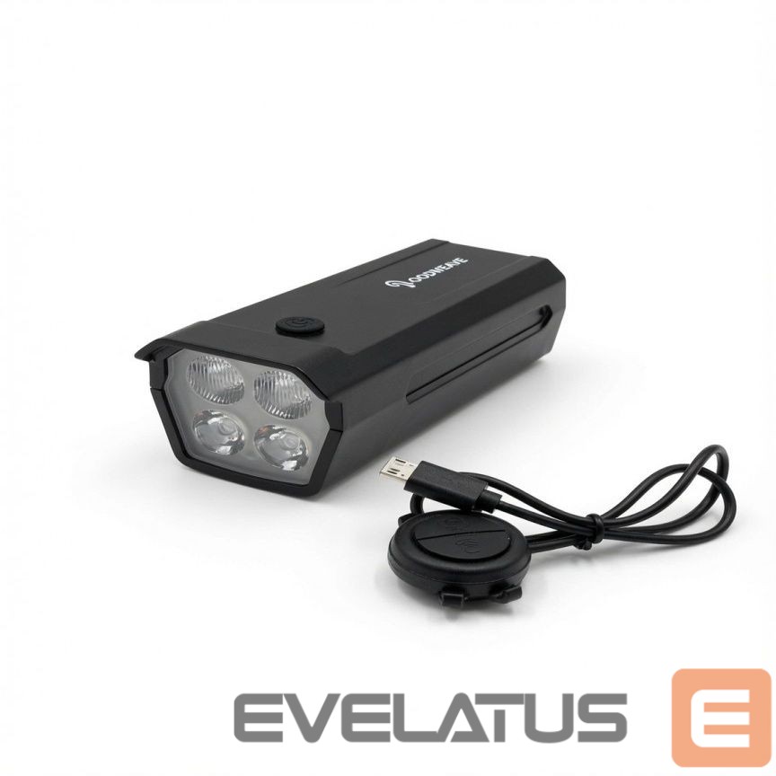 Jalgratta tarvik iLike JOHORSE Bike Headlight & Electric Horn – 300 Lumens, 120dB, USB Rechargeable