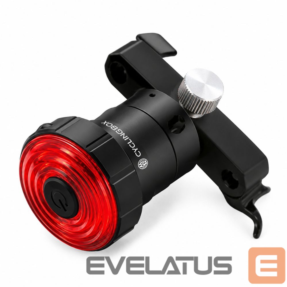 Jalgratta tarvik iLike Smart USB Rechargeable Bike Tail Light with Brake Sensor, 7 Lighting Modes, IPX5 Waterproof, Aluminum Bicycle Rear Light, Seat Rail Mount
