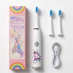 Hambahari iLike  Kids W3 Electric Toothbrush (Battery-Powered) +3 attachments White
