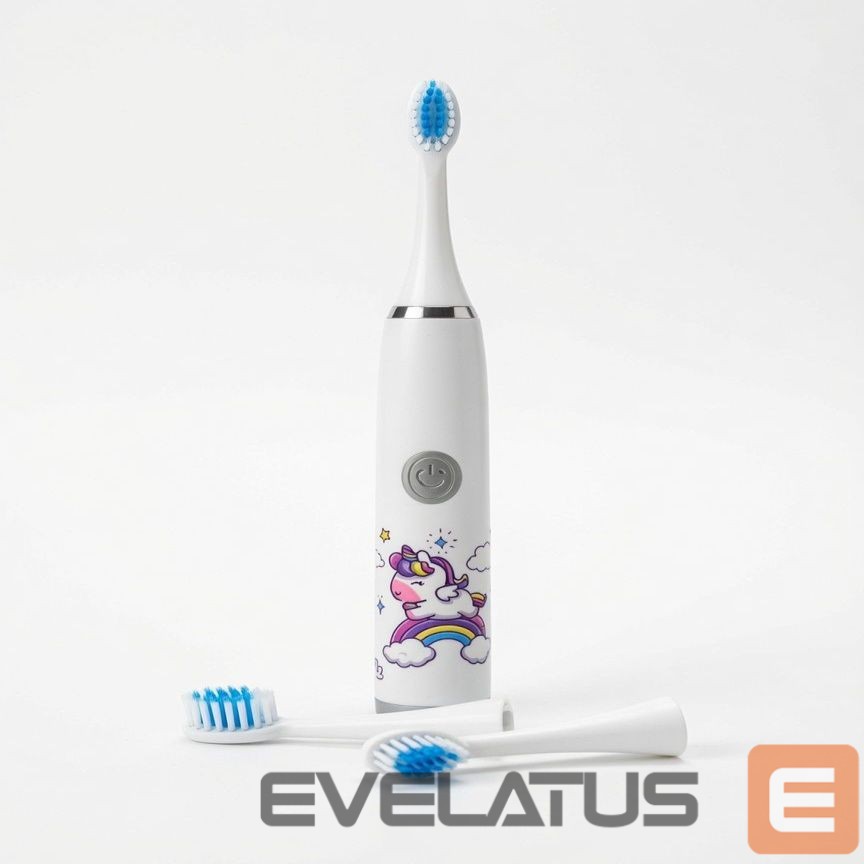 Hambahari iLike Kids W3 Electric Toothbrush (Battery-Powered) +3 attachments White