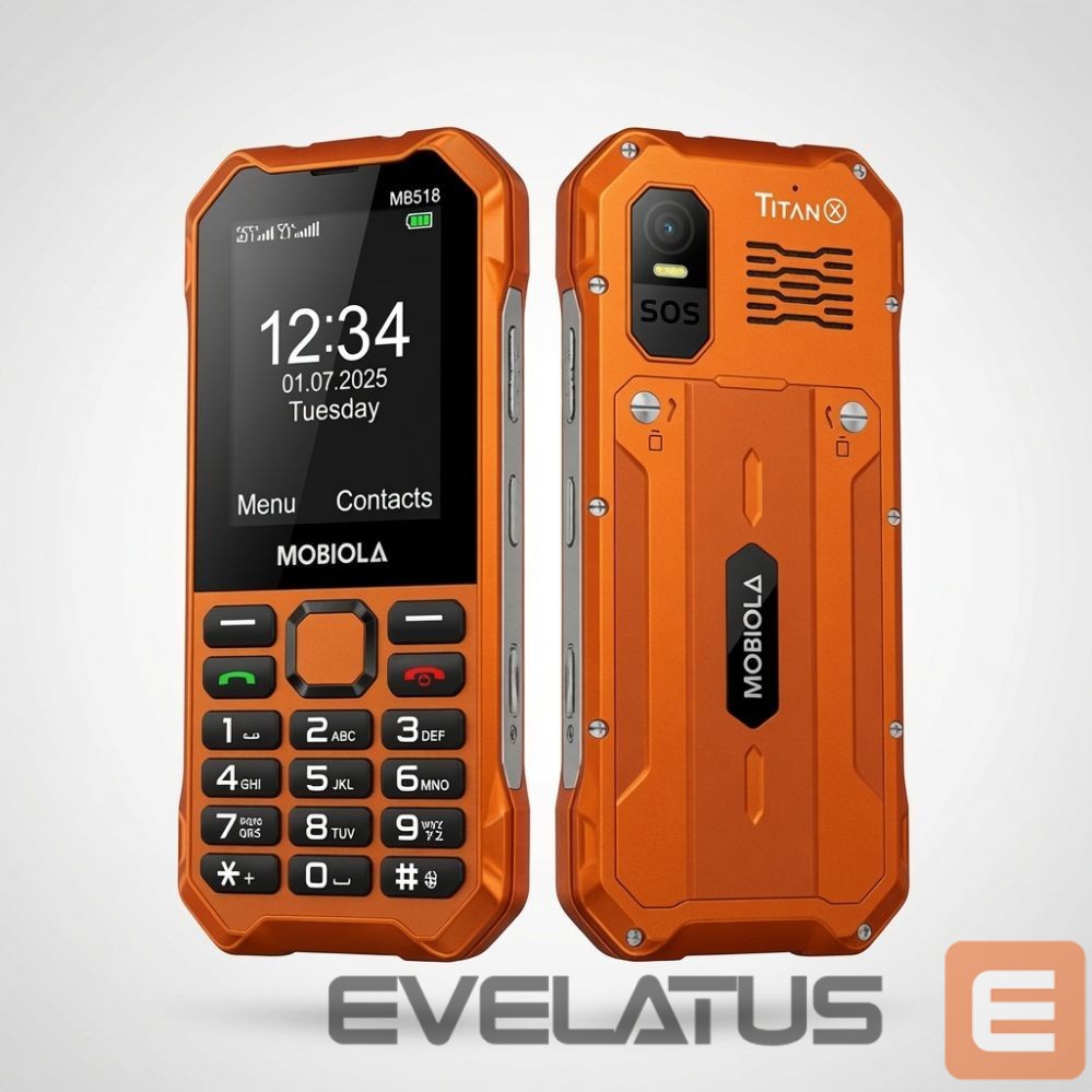 Nutitelefon Mobiola MB510 TitanX Orange