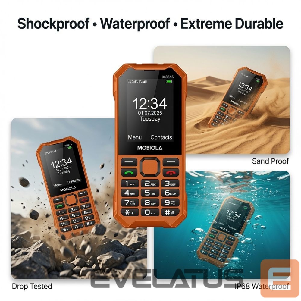 Nutitelefon Mobiola MB510 TitanX Orange