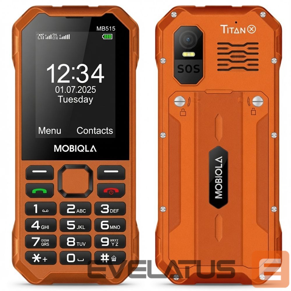 Nutitelefon Mobiola MB510 TitanX Orange