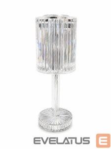 Laualamp iLike  Crystal Touch RGB LED Table Lamp with Bluetooth Speaker, Ambient Night Light & Remote Control 