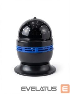 LED Projektor iLike  RGB Crystal Ball Light, 180° Rotating Party Projector with Remote Black