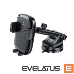 Autolaadijad Acefast  IN-CAR Phone Holder With 15W FAST Wireless Charger Black