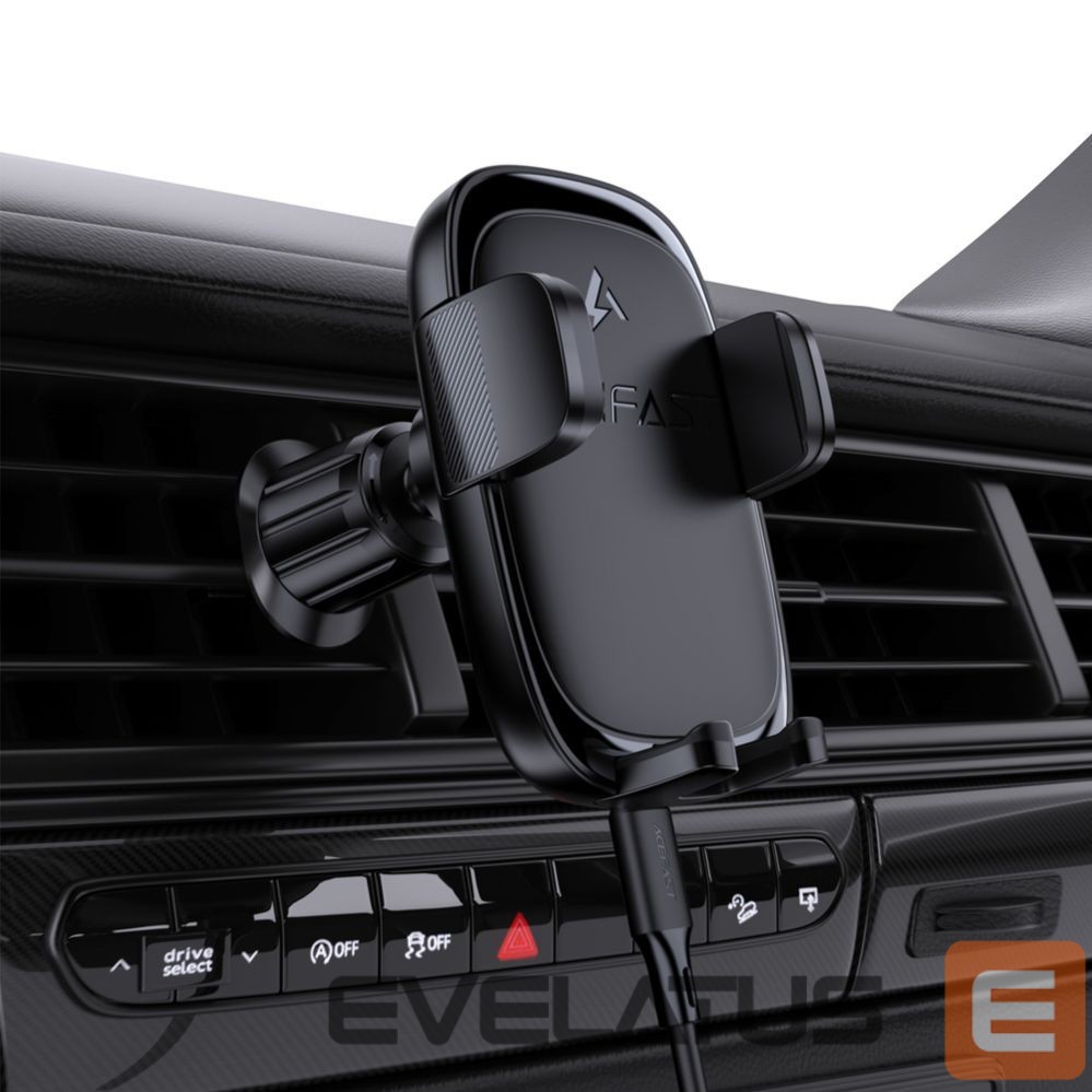 Automaatne hoidja Acefast D48 Car Air Vent Mount with Wireless Charger Black