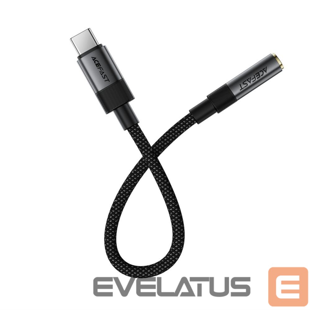 Adaptrid Acefast USB-C to 3.5mm Acefast J12 Audio Adapter Black