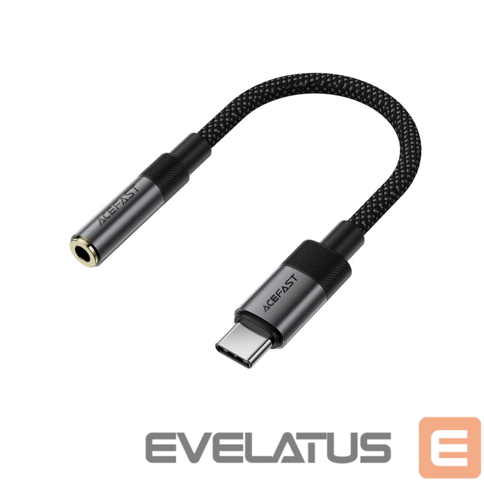 Adaptrid Acefast USB-C to 3.5mm Acefast J12 Audio Adapter Black