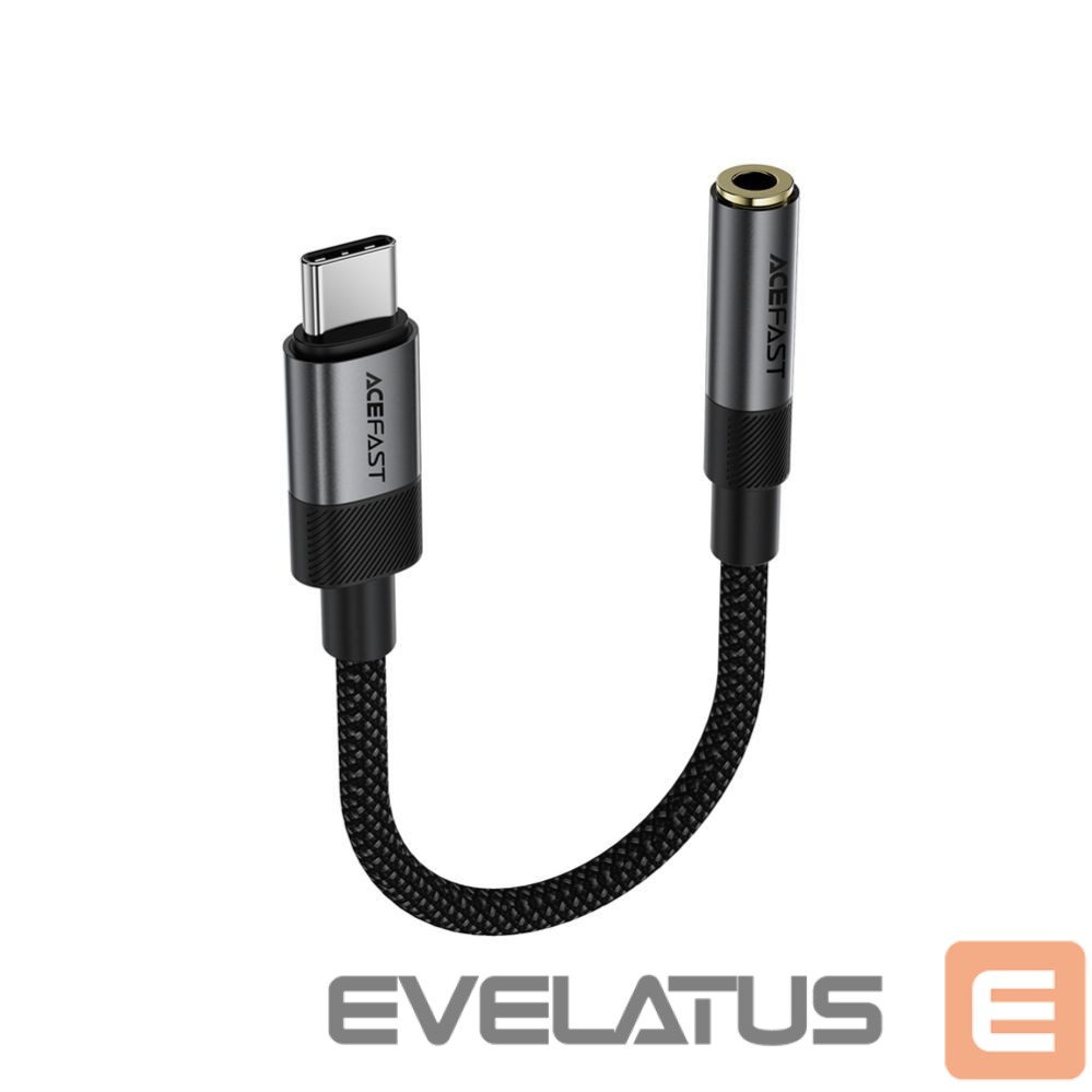 Adaptrid Acefast USB-C to 3.5mm Acefast J12 Audio Adapter Black
