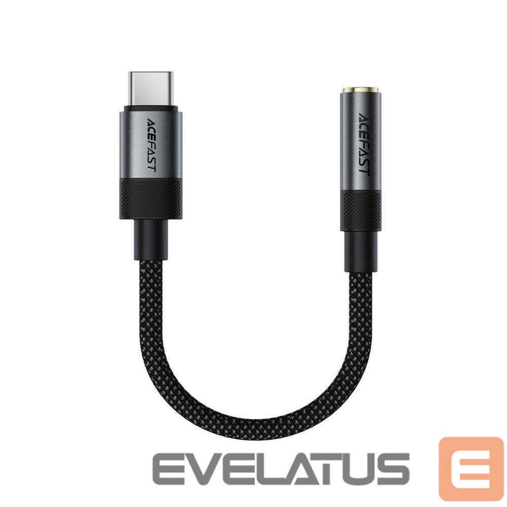 Adaptrid Acefast USB-C to 3.5mm Acefast J12 Audio Adapter Black