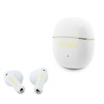 Juhtmevabad kõrvaklapid Guess  Gold Line Glossy Classic Logo TWS Wireless Earphones White