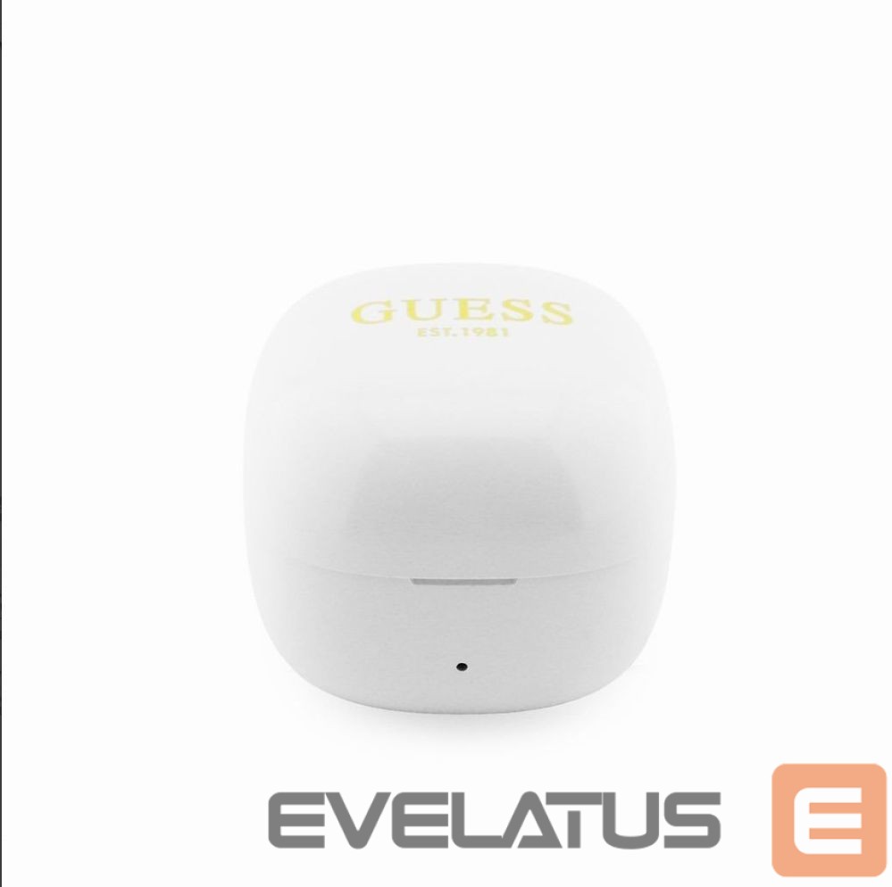 Juhtmevabad kõrvaklapid Guess Mini Classic Logo OWS Wireless Earphones White