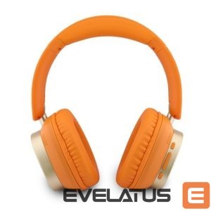 Juhtmevabad kõrvaklapid Guess  Rectangle Metal Script Logo ENC Wireless Headphone Orange