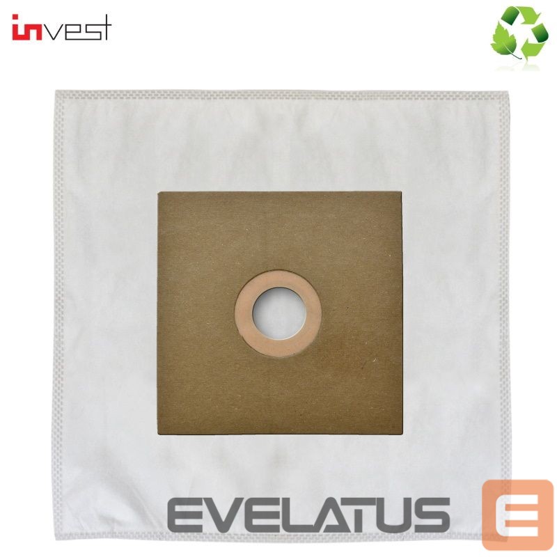 Filtrid ja tarvikud Invest Eco Synthetic Universal Vacuum Cleaner bags with cutting handle (4pcs.)