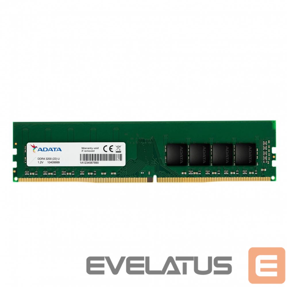 Arvuti komponendid ADATA ADATA 8GB DDR4 3200MHz U-DIMM 22-22-22