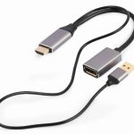 Moodulid ja transiiverid Gembird  I/O ADAPTER HDMI TO DP/BLACK A-HDMIM-DPF-02 