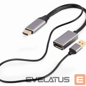 Moodulid ja transiiverid Gembird  I/O ADAPTER HDMI TO DP/BLACK A-HDMIM-DPF-02 