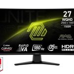Monitorid MSI  LCD Monitor||MAG 274CQF|27"|Gaming/Curved|Matte|Panel VA|2560x1440|16:9|180Hz|0.5 ms|Colour Black|MAG274CQF 