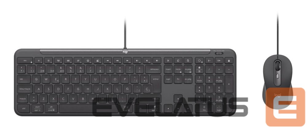 Arvuti klaviatuur Logitech KEYBOARD +MOUSE COMBO MK620/GRAPHITE 920-013349