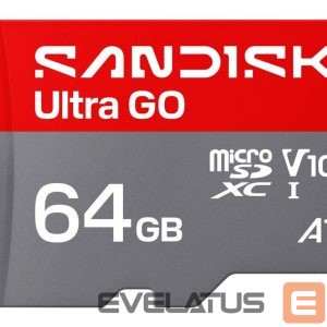 Muu arvutitarvik SANDISK BY WESTERN DIGITAL  MEMORY MICRO SDXC 64GB UHS-I/SDSQUGN-064G-GN6MN 