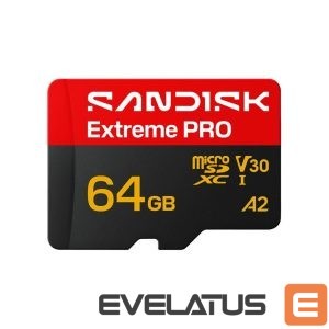 Muu arvutitarvik SANDISK BY WESTERN DIGITAL  MEMORY MICRO SDXC 64GB UHS-I/SDSQXCU-064G-GS6MA 