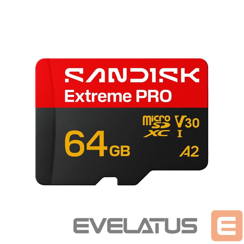Muu arvutitarvik SANDISK BY WESTERN DIGITAL MEMORY MICRO SDXC 64GB UHS-I/SDSQXCU-064G-GS6MA