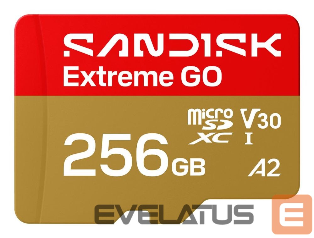 Muu arvutitarvik SANDISK BY WESTERN DIGITAL MEMORY MICRO SDXC 256GB UHS-I/SDSQXGN-256G-GN6MN