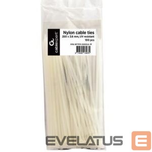 Võrgulülitid Gembird  CABLE ACC TIES NYLON 100PCS/NYTFR-250X3.6-W 