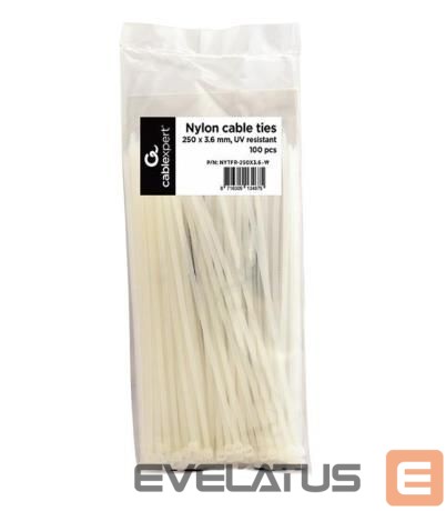 Võrgulülitid Gembird CABLE ACC TIES NYLON 100PCS/NYTFR-250X3.6-W