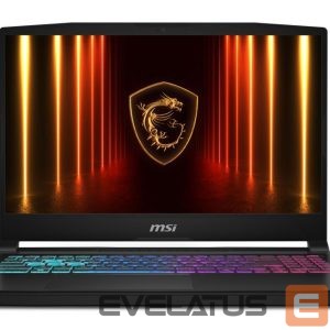 Sülearvuti MSI  Notebook||CPU Intel® CoreT i7|i7-14650HX|15.6 "|1920 x 1080 pixels|RAM 16 GB|DDR5-SDRAM|SSD 512 GB|Discrete graphics NVIDIA GeForce RTX 5060|8 GB|On-board graphics Yes|Numeric keypad Yes|OS installed Windows 11 Home|Colour Black|Weight 2.4 kg|5600 MHz|KATANA15HXB14WFK-610NL 