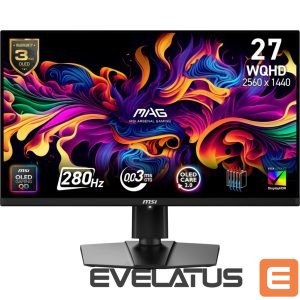 Monitorid MSI  Monitor||26.5 "|2560 x 1440 pixels|Wide Quad HD|Native aspect ratio 16:9|QD-OLED|Flat|MAG271QPQD-OLEDX28 