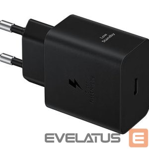 Laadijad ja juhtmed Samsung  MOBILE CHARGER WALL 45W/BLACK EP-T4511NBEGEU 