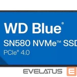 Kõvaketas SSD Western Digital  SSD||600xTBW rating|Read speed 4150 MB/s|Write speed 4150 MB/s|NVMe Yes|PCI Express 4.0|M.2|1000 GB|Blue SN580|WDS100T3B1E-00CHF0 