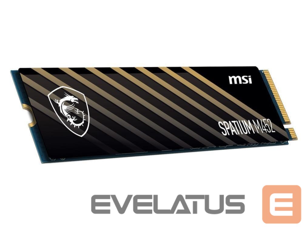 Kõvaketas SSD MSI SSD||150xTBW rating|MTBF 1500000 h|Read speed 3600 MB/s|Write speed 3100 MB/s|NVMe Yes|PCI Express 4.0|M.2|500 GB|SPATIUM M452|S78-440K210-P83