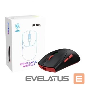 Arvutihiir MSI  MOUSE USB OPTICAL WRL GAMING/FORGE GM340 WIRELESS BLACK 