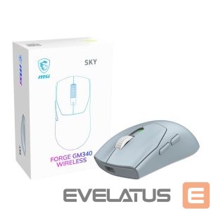 Arvutihiir MSI  MOUSE USB OPTICAL WRL GAMING/FORGE GM340 WRL SKY 