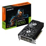 Graafikakaart / ideokaardid Gigabyte  Graphics Card||NVIDIA|GeForce RTX 5050|2587 MHz|8 GB|GDDR6|128 bit|PCI Express 5.0|Active|GV-N5050WF2OCV2-8GD 