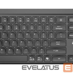 Arvuti klaviatuur Gembird  KEYBOARD WRL SLIM 2.4G+BT US/KB-WPS-03 