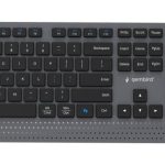 Arvuti klaviatuur Gembird  KEYBOARD +MOUSE WRL ENG/BK KBS-WPS-02 